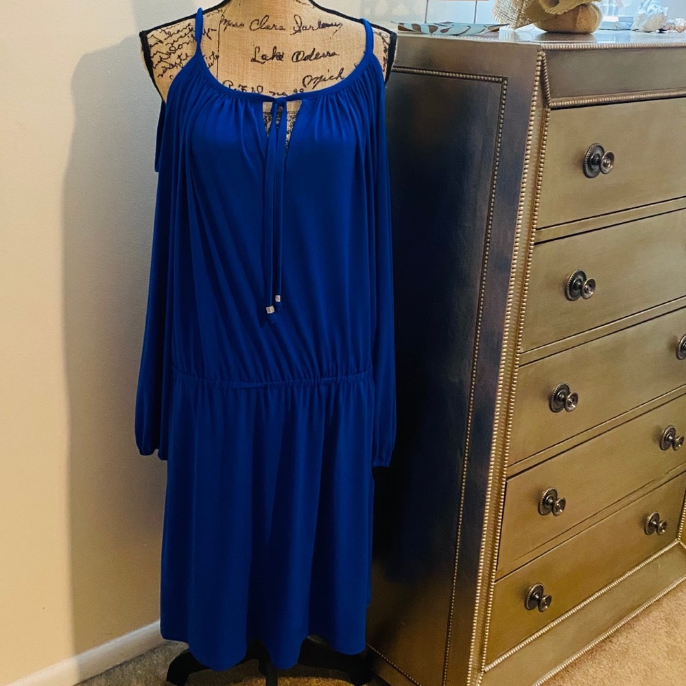 MICHAEL KORS ROYAL BLUE DRESS